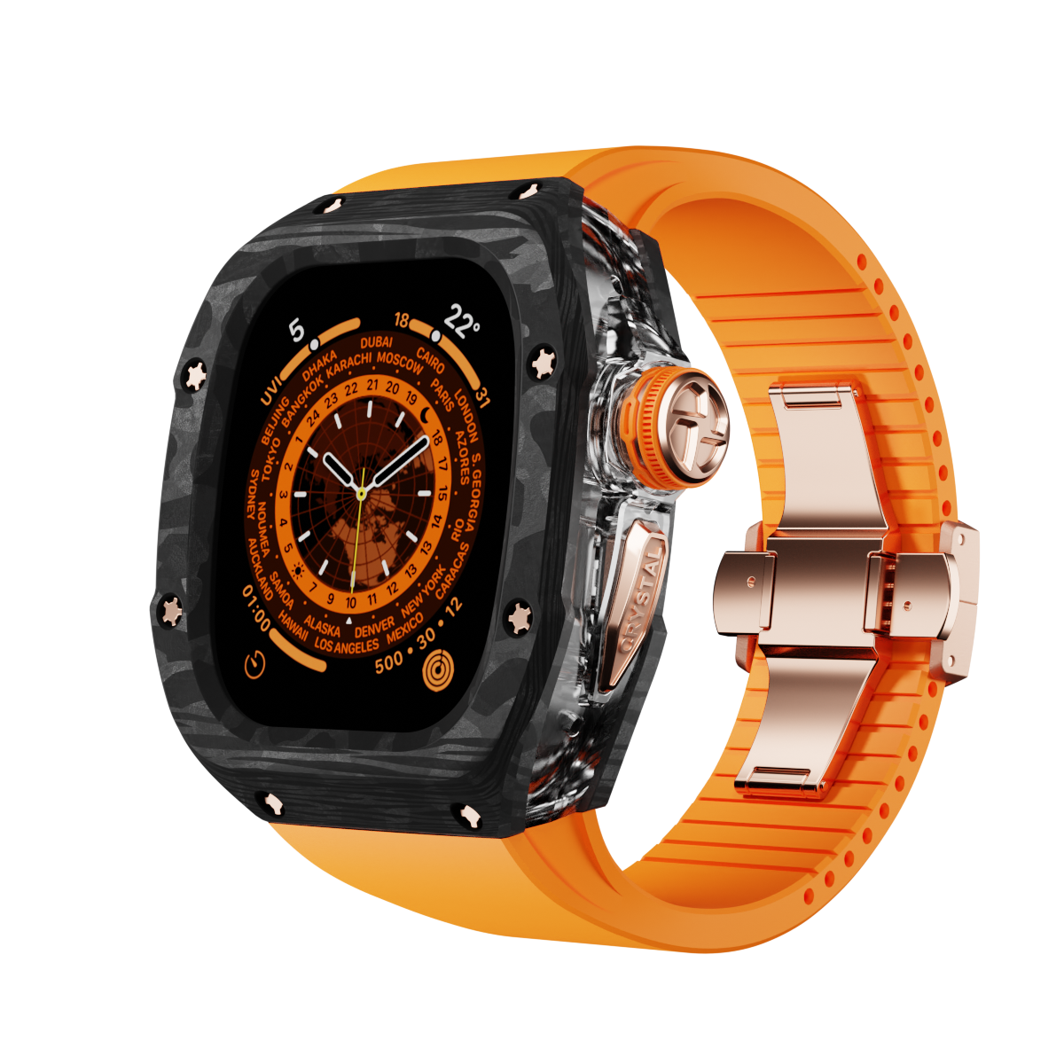 MC 1201 Apple Watch Case - Rose Gold 45/44mm