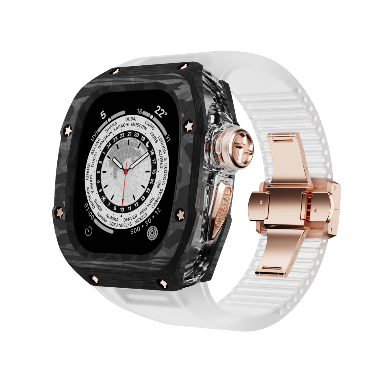 MC 1201 Apple Watch Case - Rose Gold 45/44mm